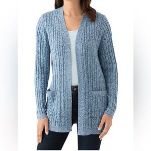 NWT Kim Rogers Cable Knit Cardigan